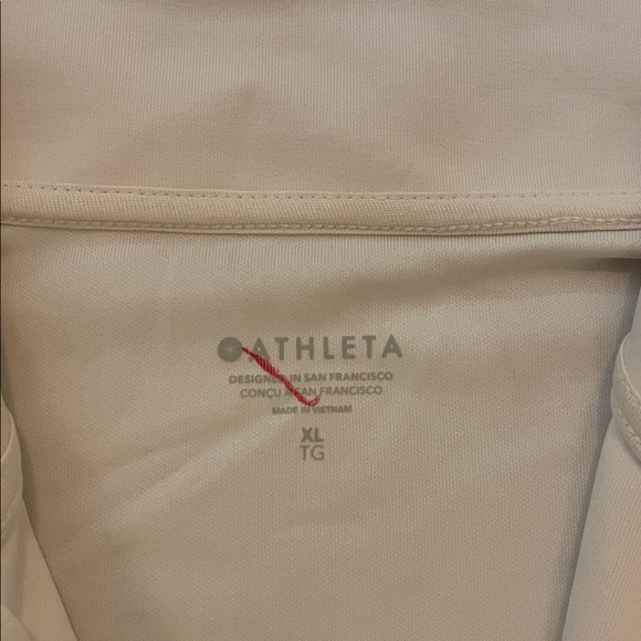 NWOT Athleta Seaside Quarter Zip White | Women’s Size XL - Picture 8 of 10